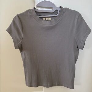 Madewell Gray Short Sleeve Tee